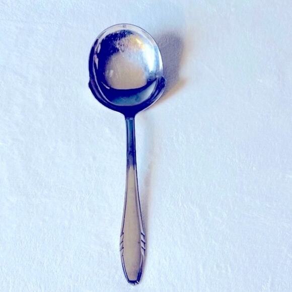 Vintage Kordun Stainless Steel Serving Spoon - Yugoslavia, Gravy Spoon Serveware - Picture 3 of 4